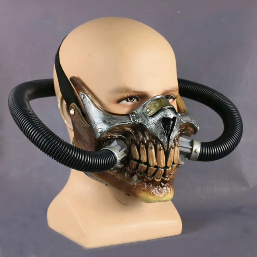 Mad Max 4  Mask Cosplay Halloween Masquerade face helmet Props Gifts PVC Mask High Quality 2