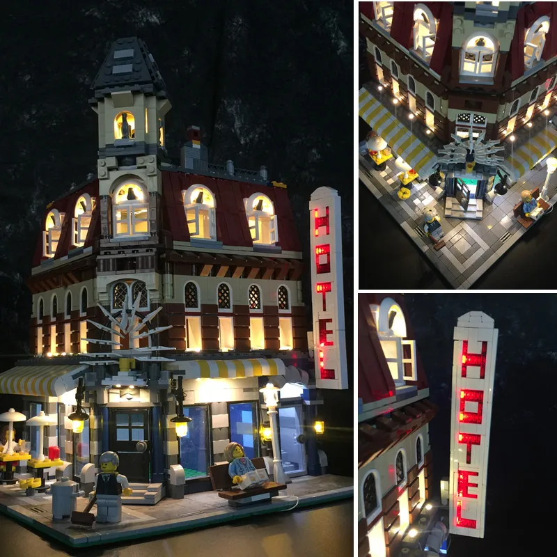 Светодиодный светильник для lego CREATOR EXPERT 10182 деталей совместимы с 15002 кафе на угол