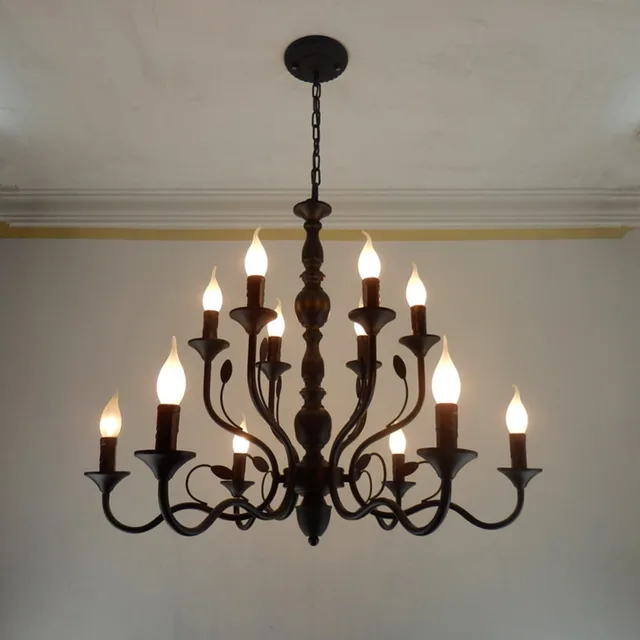 Retro Chandelier Lighting Black Wrought Iron Chandeliers For Dining Retro Chandelier Lighting Black Wrought Iron Chandeliers For Dining Room Vintage Ceiling Bedroom