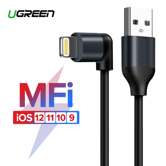 Cheap Ugreen For Apple MFi USB Cable For iPhone X Xs Max XR 2.A Lightning Fast USB Charging Data Cable for iPhone 8 7 6S Charger Cord Cheap Ugreen For Apple MFi USB Cable For iPhone X Xs Max XR 2.A Lightning Fast USB Charging Data Cable for iPhone 8 7 6S Charger Cord