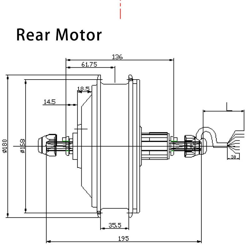 Sale Free Shipping 36V 500W Powerful BPM Brushless gear hub Motor Electric Bike Bicycle Motor for Front Rear Wheel 20inch 26inch 700C 5