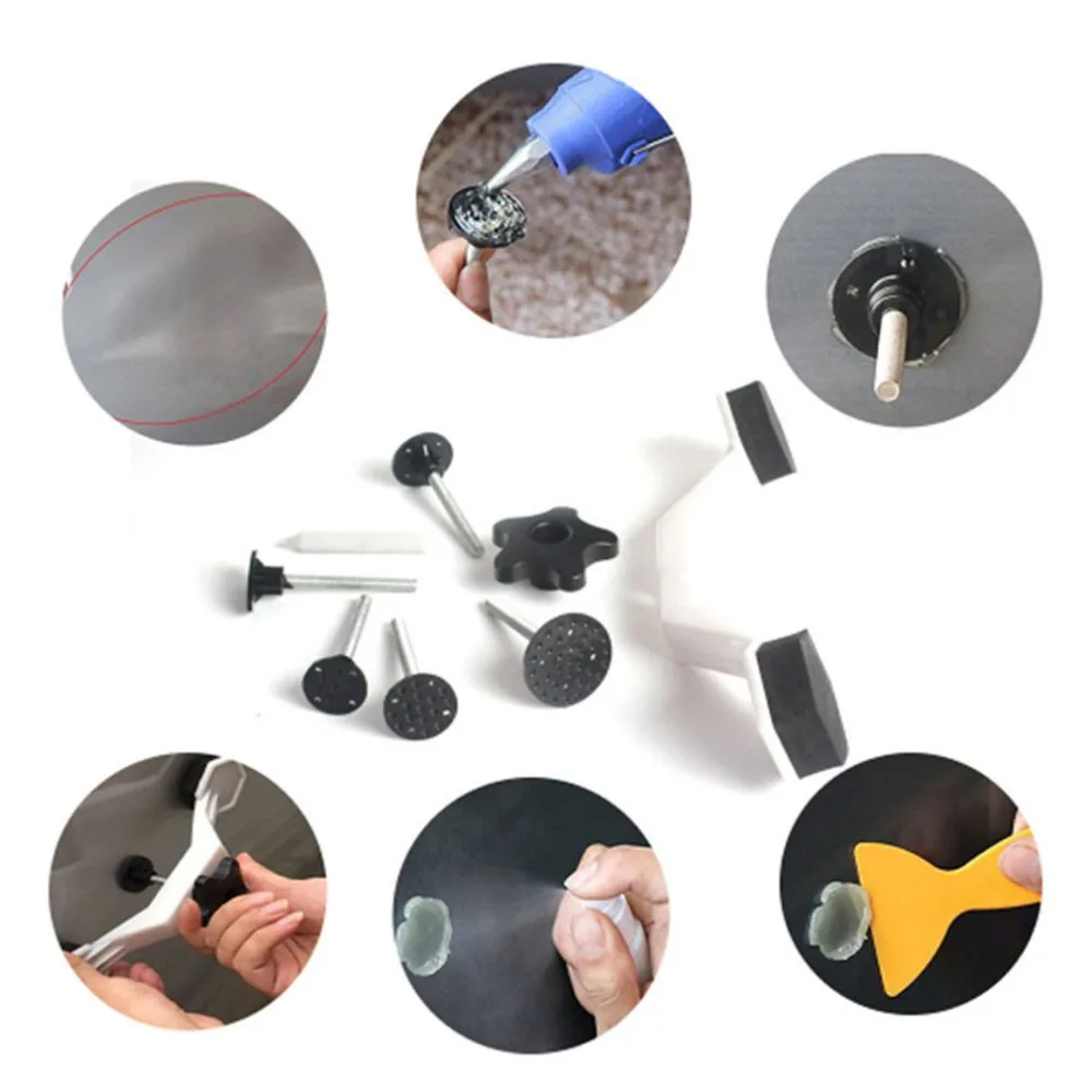 Dent Remover Bridge Dent Repair Tools Kit Paintless Removal Dent Repair Puller Pulling Auto Body Mo