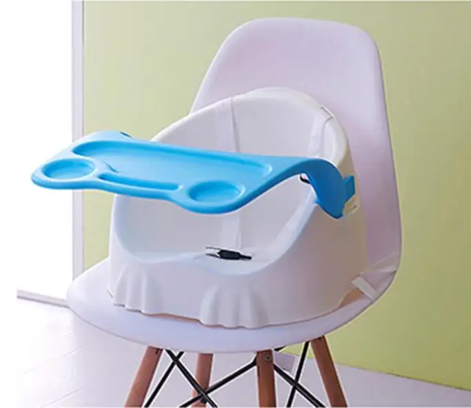 Детские сиденья-бустеры, обеденный стул, ПП пластиковый складывающийся усилитель, детское портативное сиденье, детский стул для кормления - Цвет: White only Seat
