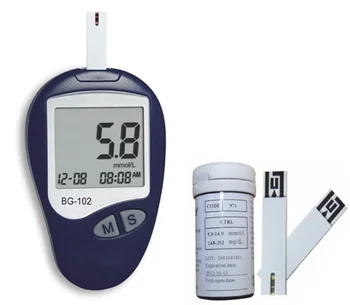 

Home electonic glucometer Test Strips Testing blood Glucose Meter