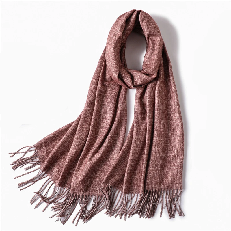 Koop 2018 winter sjaal hoge kwaliteit vrouwen kasjmier sjaals lange grootte lady sjaals en wraps warmer hals hoofd pashmina deken