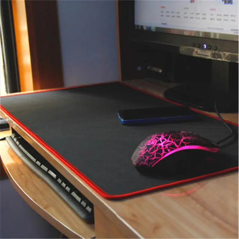 60 x 30cm Professional Ultra Large Gaming Keyboard Mouse Pad Rubber Locking Edge Keyboard Pad Mice Mat For PC Laptop Table Mat