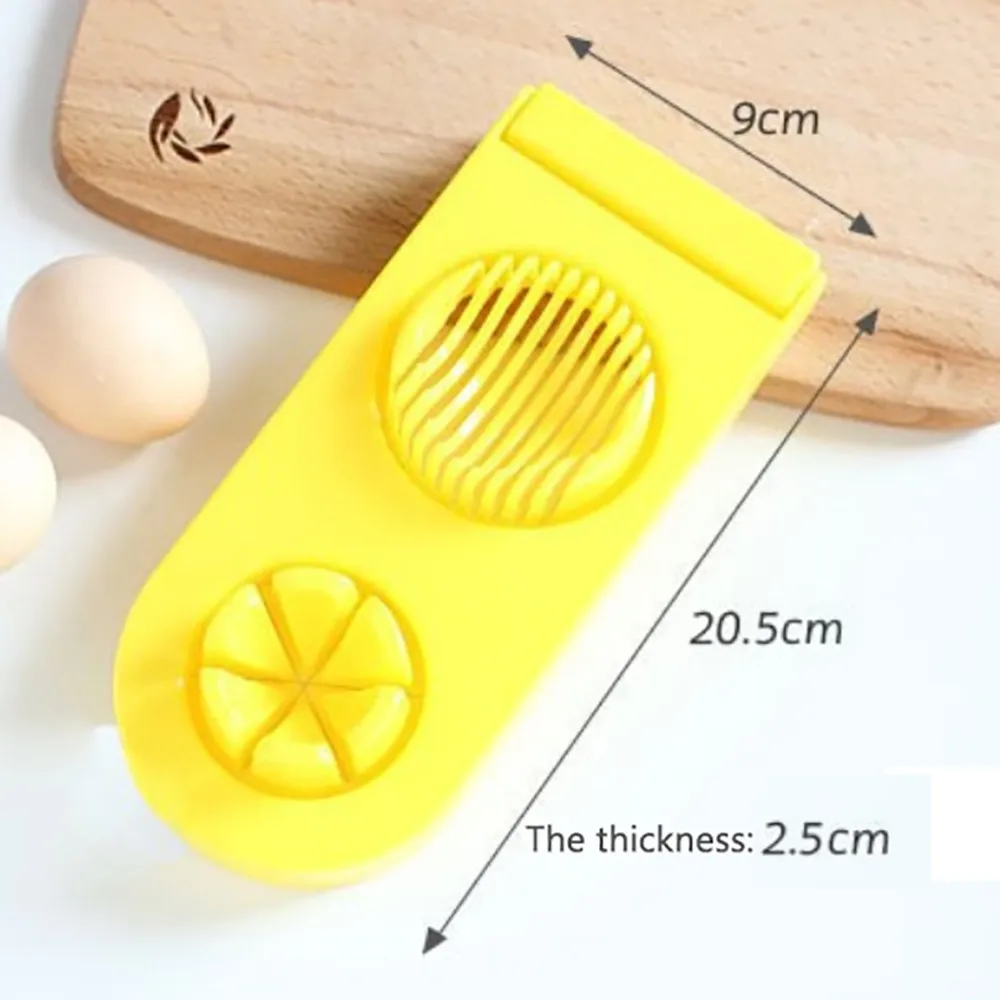 Многофункциональный резак для яиц креативный стиль креативный 2в1 резка кухонный нож для яиц резак инструменты случайный цвет/