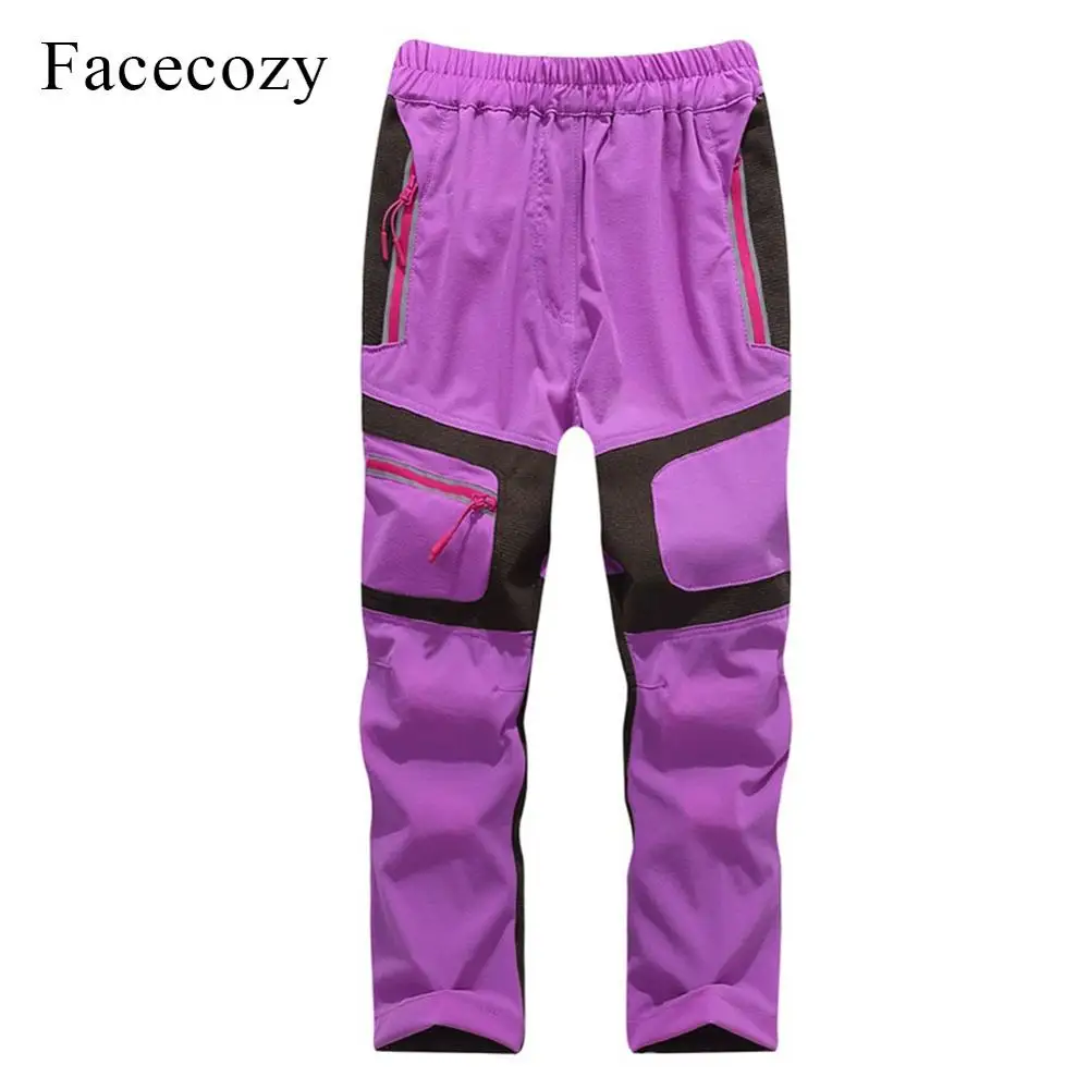 Детские летние спортивные штаны Facecozy быстросохнущие тонкие дышащие для