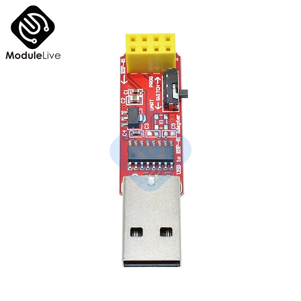 2 шт USB к ESP8266 ESP-01 Wi-Fi адаптер модуль w/CH340G USB к ttl драйвер последовательный беспроводной адаптер LDO для Arduino 3,3 V