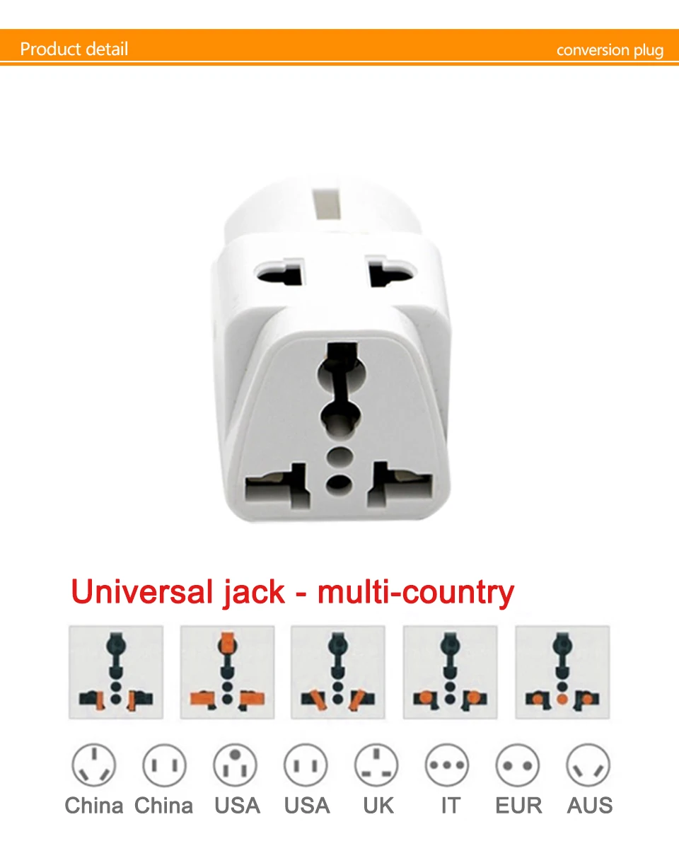Multifunction EU German Conversion Plug To Universal French Russian Bali The maldives Thailand Transform Plugs Travel Adapter (7)