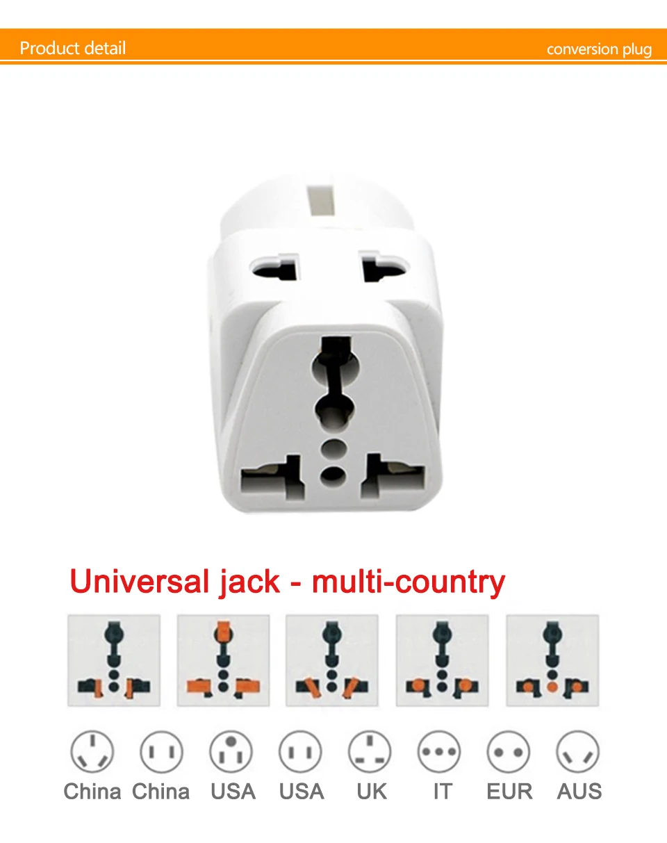 Многофункциональный ЕС немецкий преобразования штекер в универсальный французский русский Балийские острова Таиланд преобразования вилки Путешествия адаптер