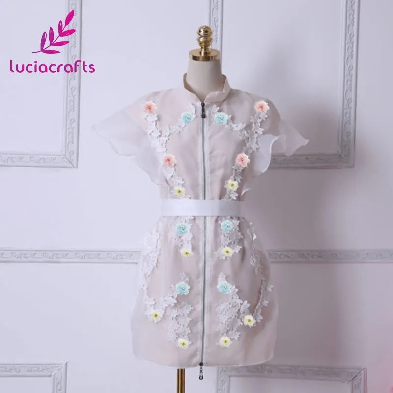 Lucia crafts 1 ярд/партия кружевная отделка для одежды пэчворк материалы ленты DIY