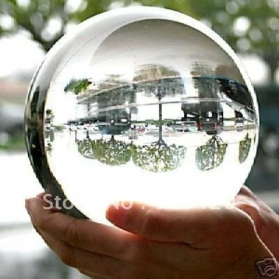 

fast ShippingASIAN QUARTZ Clear Crystal Ball Sphere 80mm +stand