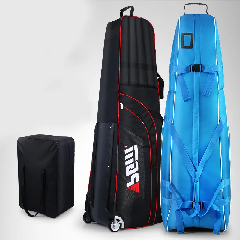 Hot Sale Folding Golf Aviation Bag with Wheels Thicken Aircraft Travel