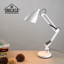 Ajustable Clip de Escritorio Mesa de Noche Lámparas de Escritorio lámpara del Dormitorio de Luces Lámpara de Mesa Blanco Luz Oficina Libraly Porche Iluminación Industrial