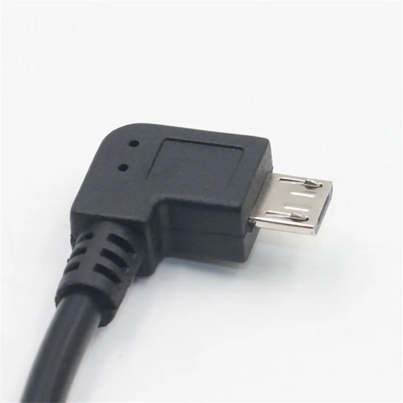 CatXaa 16 см с угловой головкой Micro USB для USB кабель OTG Зарядное устройство Черный провод адаптер для передачи данных для мобильного телефона USB карта samsung Лидер продаж