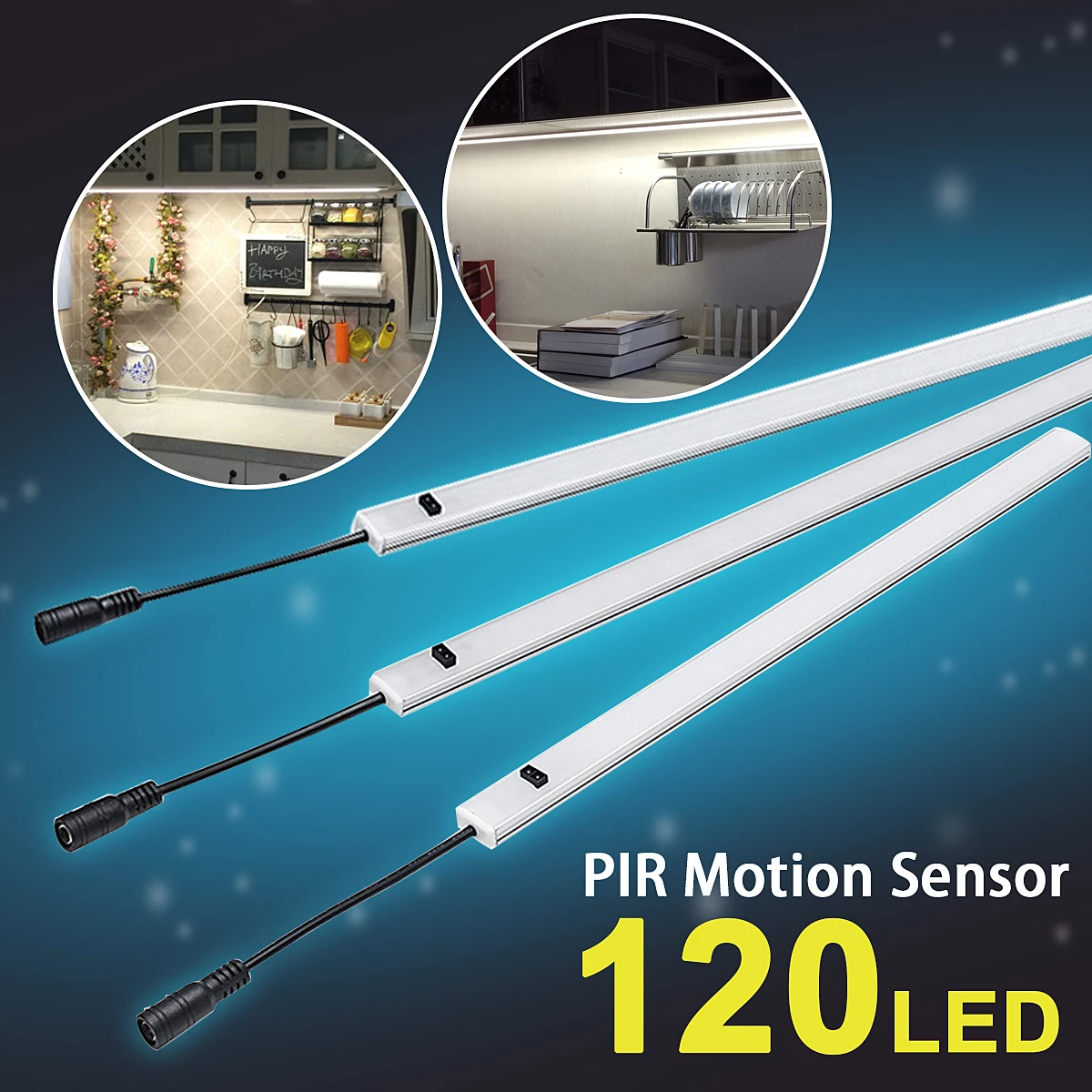 

Led Under Cabinet Night Light Hand Sweep Sense Wall Lamp Indoor Lighting for Home Kitchen Bookshelf LED PIR Motion Sensor Light