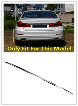 

HIGH FLYING Steel Rear Bumper Skid Bottom Decor Cover Strip Trim For BMW 5 Series G30 2017-2018
