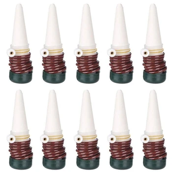 

Watering Stakes,10 Pack Indoor Automatic Drip Watering System Irrigation Equipment Tool For Plant Waterer Ceramic Probes House