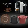 Filtre à café capsules de café | 3 pièces, rechargeable, réutilisable, filtres pour Machine à café Nespresso avec cuillère à brosse, accessoires de cuisine ► Photo 2/6