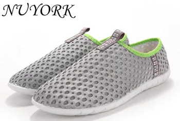 

New listing hot sales summer Breathable Men sports shoes net running shoes A02