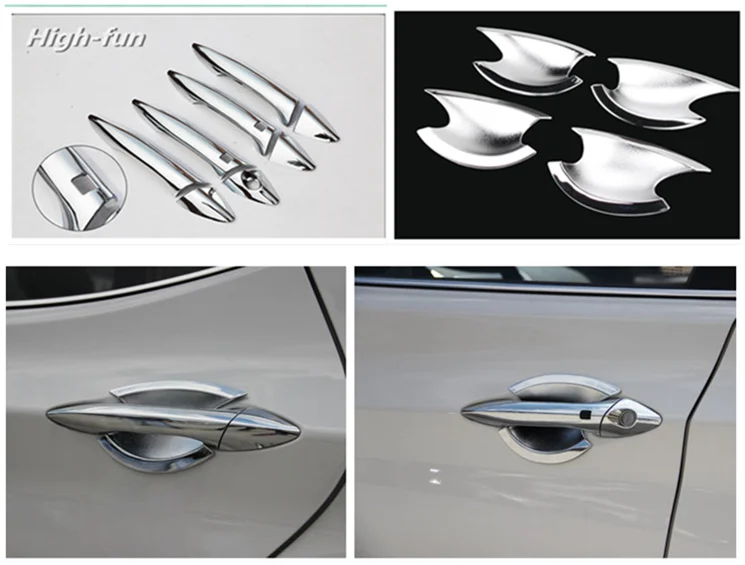 Для Hyundai Elantra 2012 2013 2014 новая хромированная Автомобильная крышка с дверными