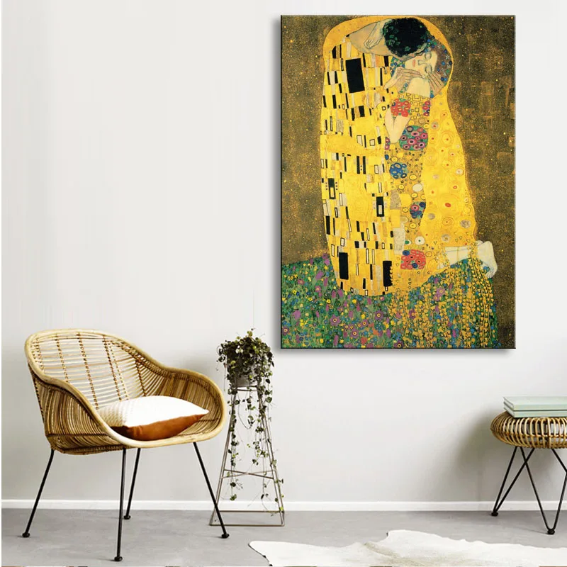 1pieces high-definition print Gustav Klim's mural canvas oil painting poster and wall art living room picture  GSTF-2 (2)