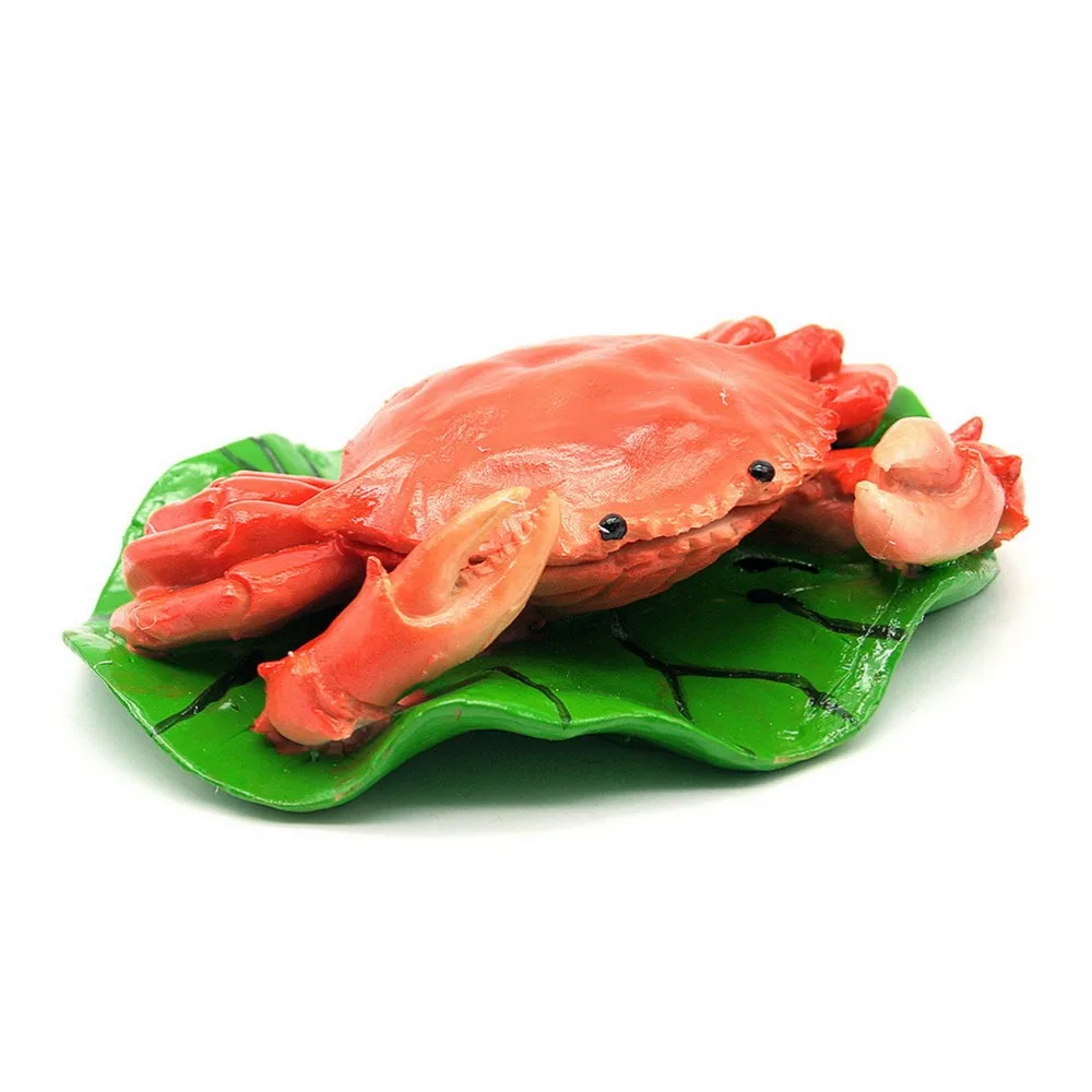 1pcs Resin Crab Aquarium Decorations Fish Tank Landscape Ornament 16*9