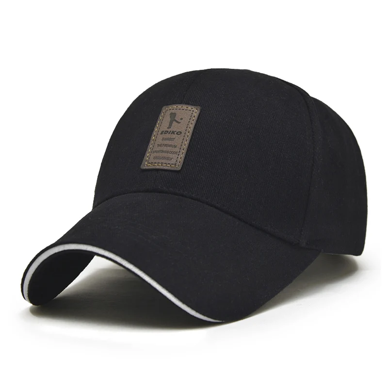 

1Piece Baseball Caps Men's Adjustable Cap Casual Hats Solid Color Fashion Snapback Summer Fall Leisure Hat