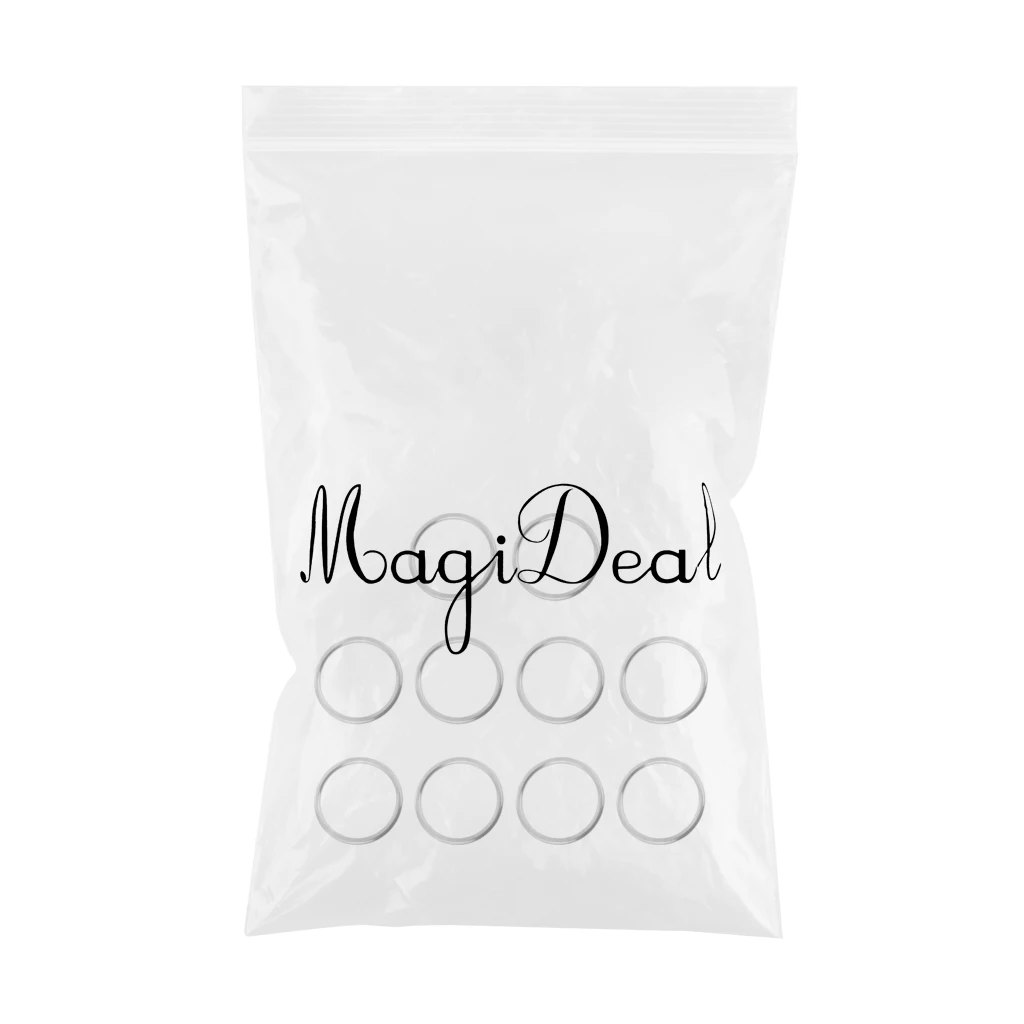 10 Pieces/ Set Durable Napkin Rings Seamless Welded 304 Stainless Steel Webbing Strapping Round O Rings 3mm x 25mm 10 Pieces/ Set Durable Napkin Rings Seamless Welded 304 Stainless Steel Webbing Strapping Round O Rings 3mm x 25mm