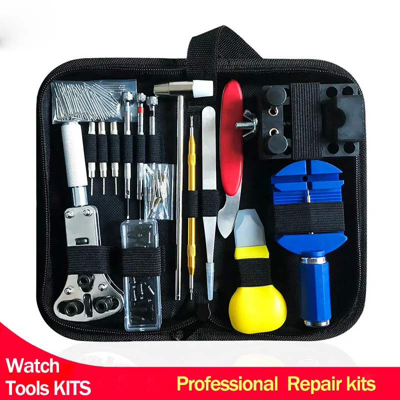 

Professional watch tools set for Watch Case Opener Tool Set Repair Tools horloge gereedschapset hand-tools 144pcs watch parts