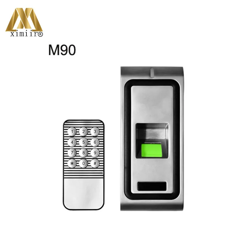 Одной двери Система контроля доступа по отпечаткам пальцев и смарт-карты доступа Система контроля доступа считыватель отпечатков пальцев M90