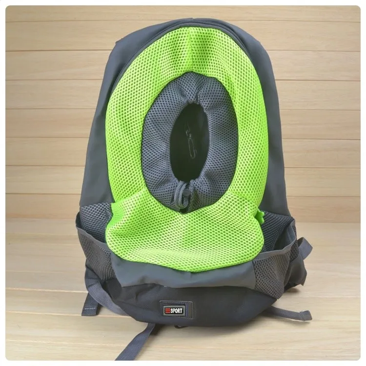 Pet Dog Carrier Pet Backpack Bag Portable Travel Bag Pet Dog Front Bag Mesh Backpack Head Out Double Shoulder Outdoor