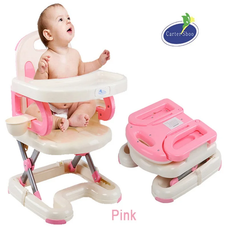 

Child dining chair folding portable baby dining table and chairs multifunctional chair infant seat eco-friendly plastic