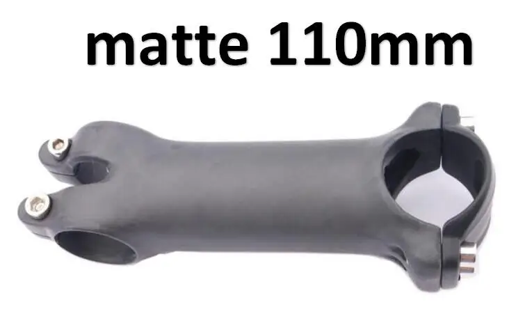 FCFB UD углеродный стержень супер легкий углеродное волокно вынос руля, шоссейный велосипед стволовых углеродное волокно MTB 31,8*28,6*70 мм/80 мм/90 мм/100 мм/110 мм/120 мм - Цвет: MATTE