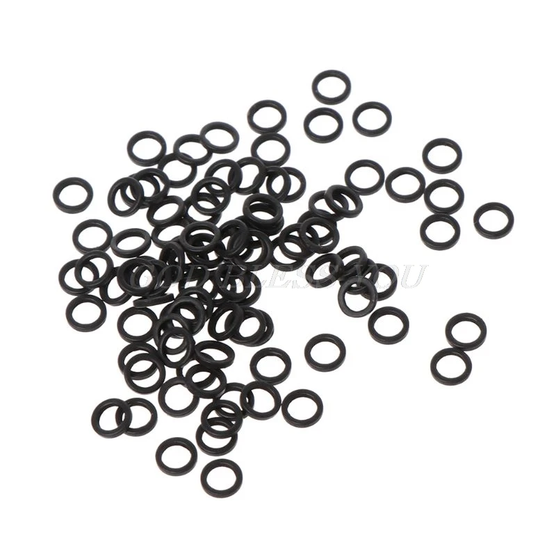 100 Pcs/Set Fishing Rig Ring 3.1mm/3.7mm Diameter Steel Rings Ultrathin Platform Rings Carp Fishing Tackle Accessories