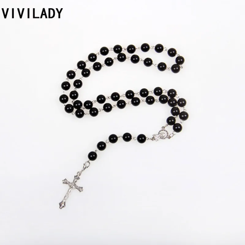 Женское и мужское крестообразное украшение с деревянными бусинами|jewelry loupe|jewelry