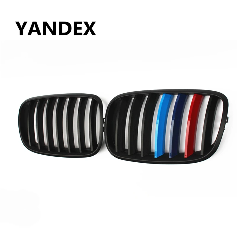

E71 E72 M-color Racing Grills For BMW X5 X6 3.0si 4.8i xDrive3.0i xDrive35i xDrive48i xDrive50i 3.0d xDrive30d xDrive35d
