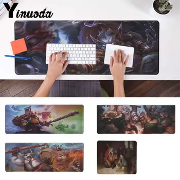 

Yinuoda Cool New Dota 2 Brewmaster Customized laptop gamer Gaming mouse pad anime Mouse Pad Keyboard pad Table Mat for gamers