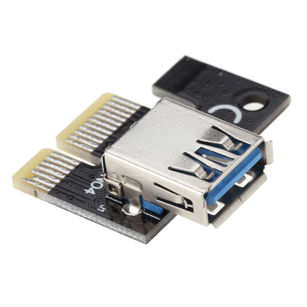 10 шт. USB 3,0 PCI-E PCI Express 1x to 16x удлинитель Riser Board карта адаптер с SATA кабель питания USB кабель для Bitcoin Miner