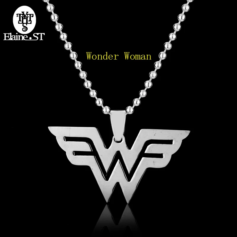 2017 Frete grátis Colar de Mulher Maravilha DC comics Princesa Diana 2 estilos Chram Colares Pingentes para as mulheres Jóias