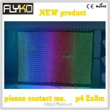 Горячая Гибкая светодиодная завеса для зрелищных мероприятий для концертного будка диджея