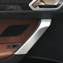 ABS Matte For Touran 2016 2017 2018 2019 Car Inner door handshake Cover Trim accessories car styling 4pcs ABS Matte For Touran 2016 2017 2018 2019 Car Inner door handshake Cover Trim accessories car styling 4pcs