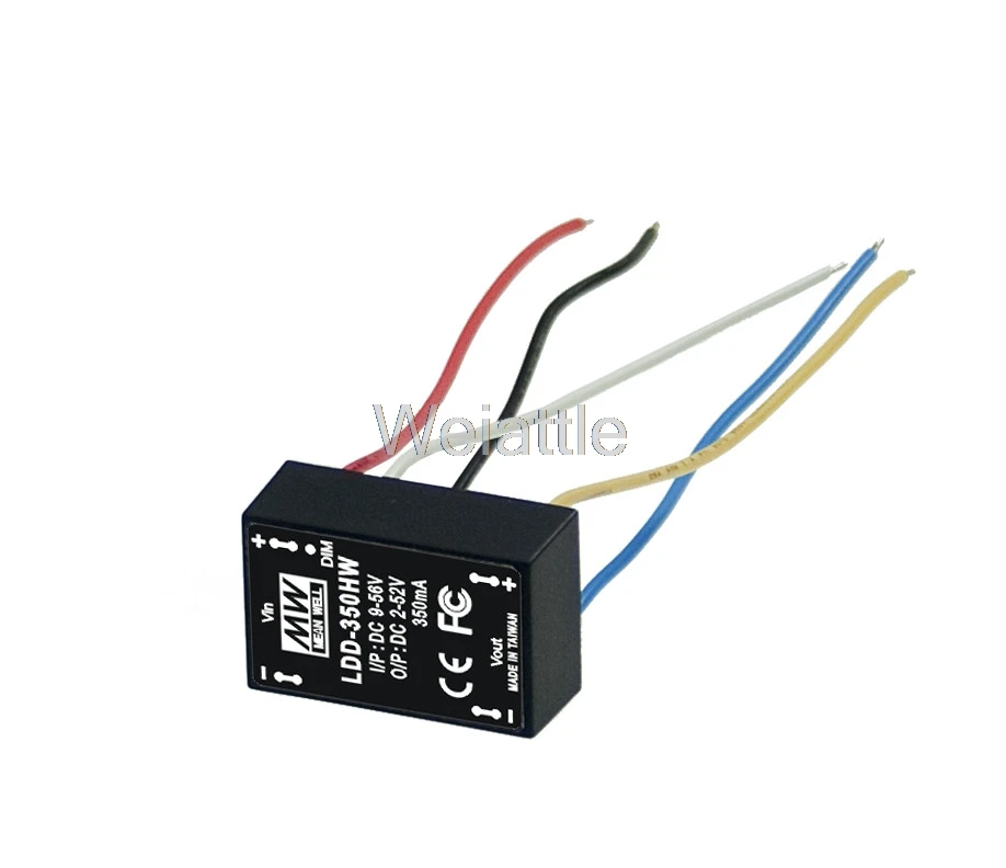 MEAN WELL LDD-300HW 2~ 52VDC 300mA meanwell LDD-300 DC-DC светодиодный драйвер