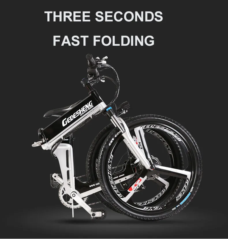 Best 26 Electric bicycle 48v hidden lithium battery 400W MTB ebike high speed motor ABS brake Fold Electric mountain bike transporta 4 Best 26 Electric bicycle 48v hidden lithium battery 400W MTB ebike high speed motor ABS brake Fold Electric mountain bike transporta 4