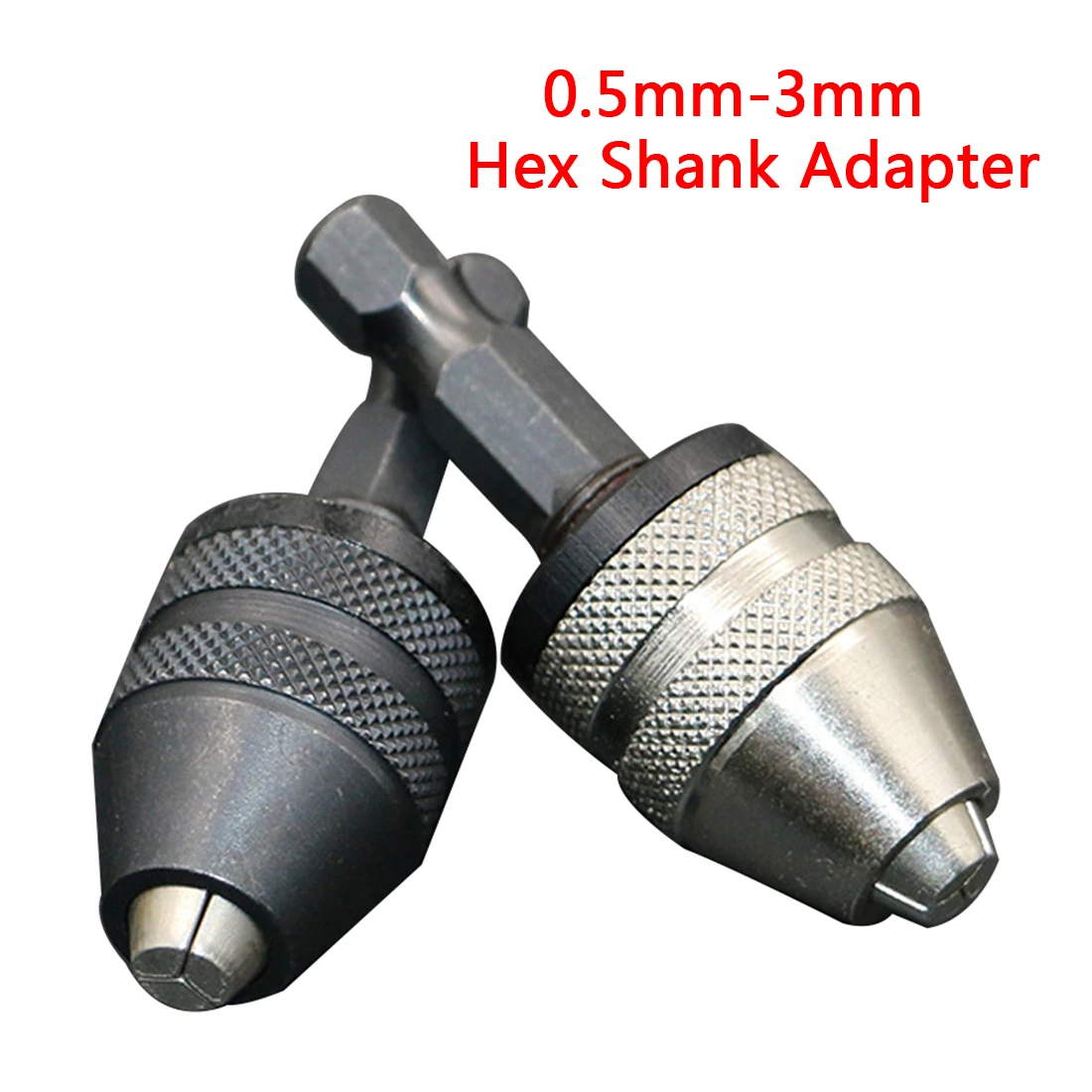 1//4/" Hex Shank Keyless Drill Bit Chuck Adapter Converter Quick Change Tool-#