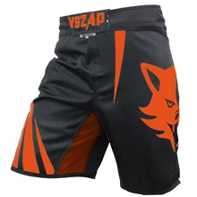 Тренировочные Шорты повседневные шорты для фитнеса логотип Волк трехцветные опционные ММА шорты на платформе уличный стиль