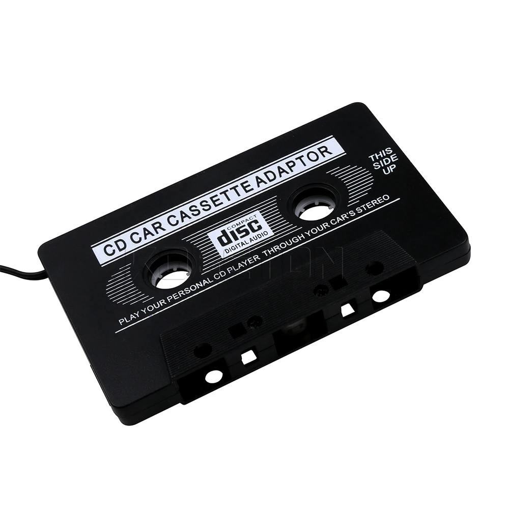 Kebidumei 1 шт. Черный Автомобильный адаптер для кассет диск Цифровой аудио лента для iPod/MP3/CD/DVD плеер всеми аудиоустройствами, высокое качество