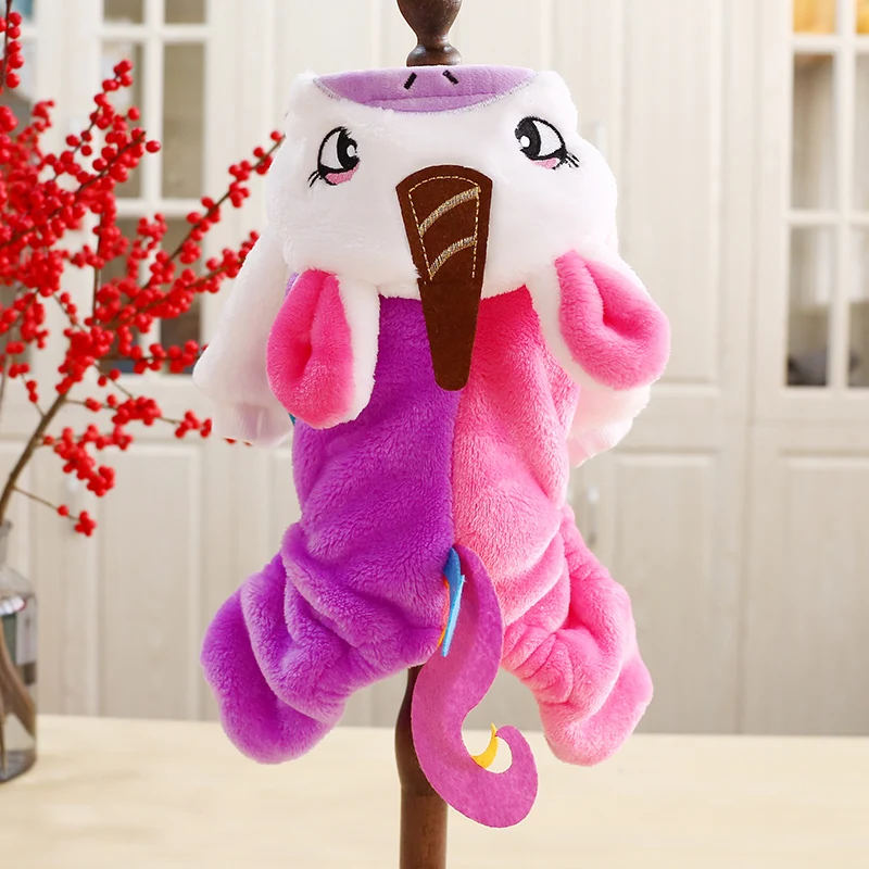 2019 Quality Dog Pet Clothes Cute Party Dress up Dog Winter Clothing Coat Dragon Dog Clothes For Small Dogs Winter Girl China