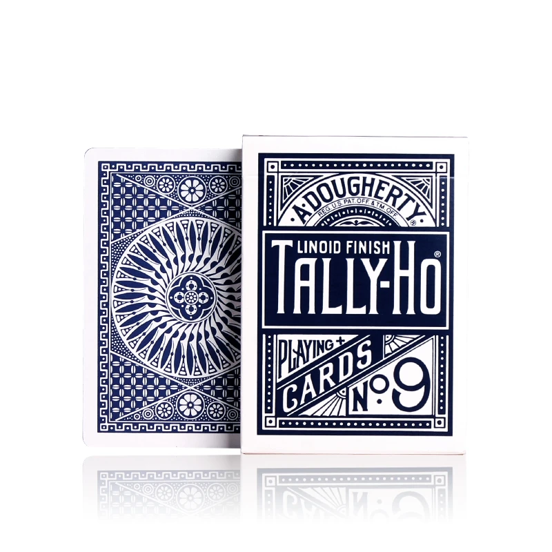 Новые любимые оригинальные игральные карты волшебника Tally-Ho Расширенная бумага покер Волшебные трюки Подарочная коллекция покер